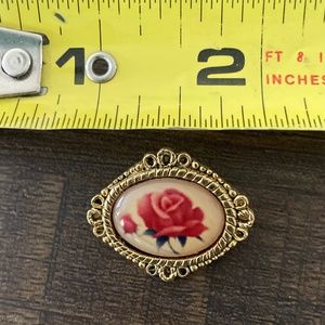 Vintage CAMCO Rose Flower Pin Rare